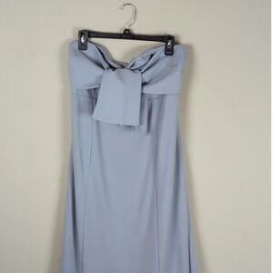Steel blue stretch dress